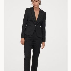 NWOT H &M womens black fitted blazer